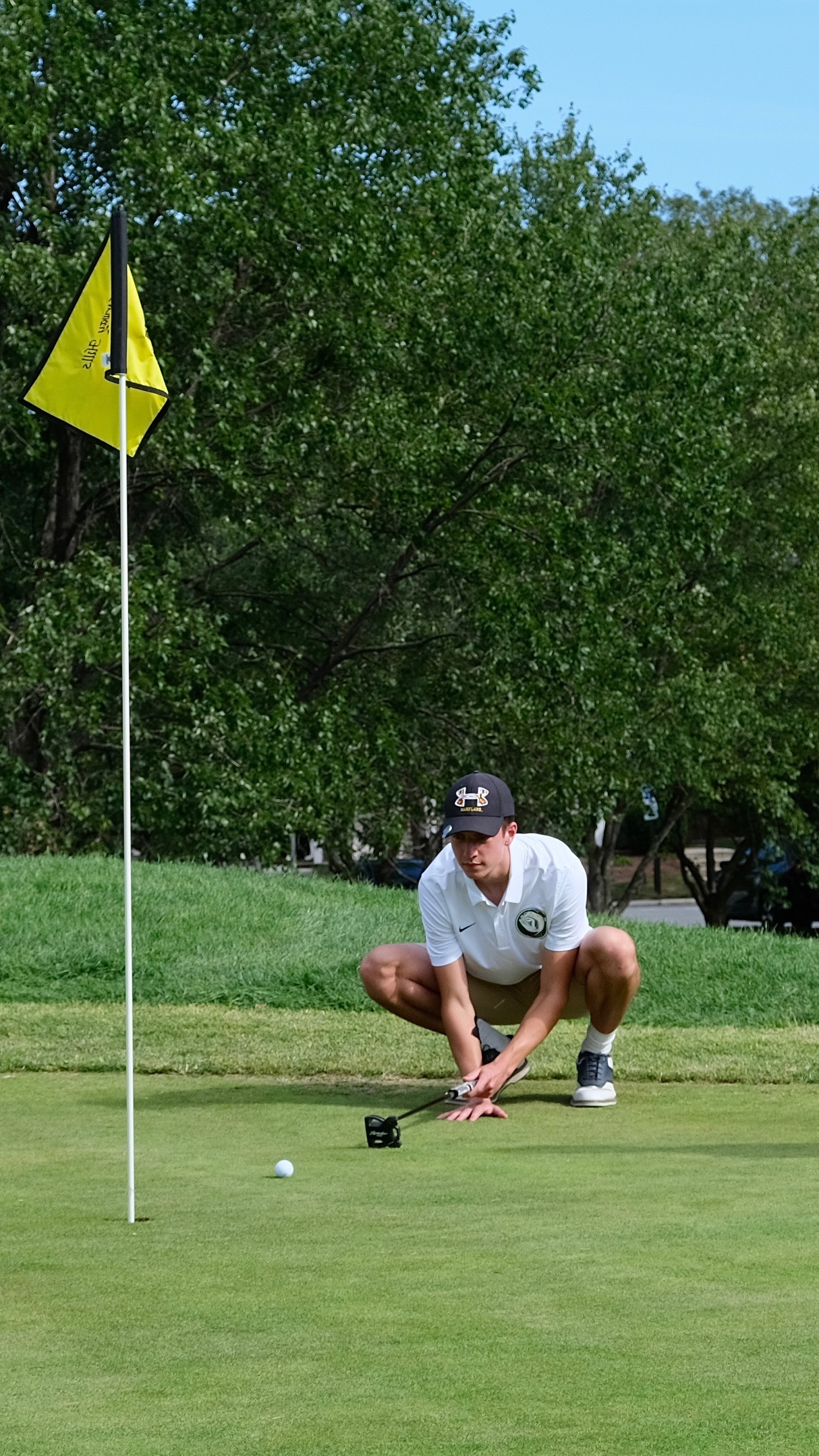 Dylan on the golf course